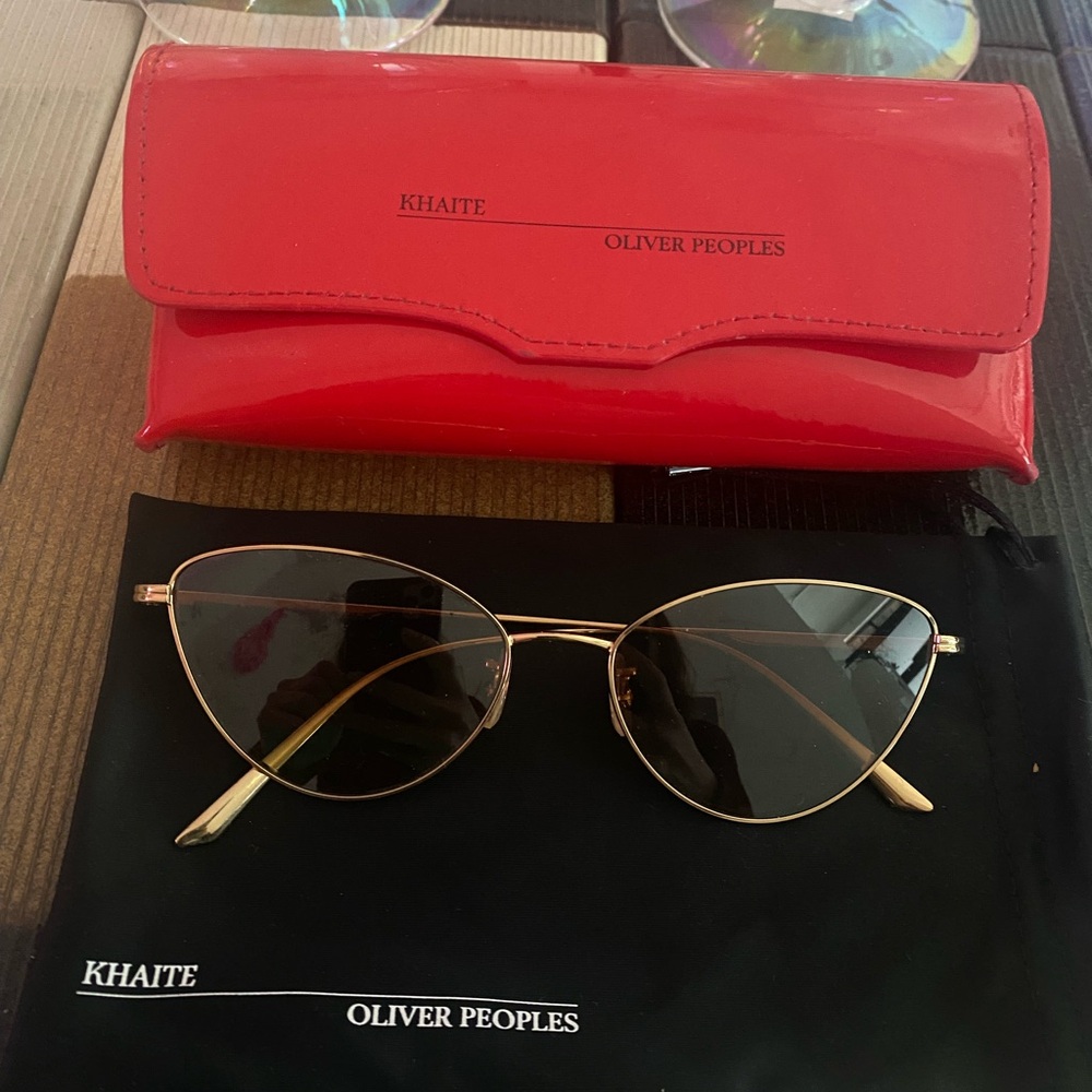 Khaite x Oliver Peoples Cat Eye Sunglasses